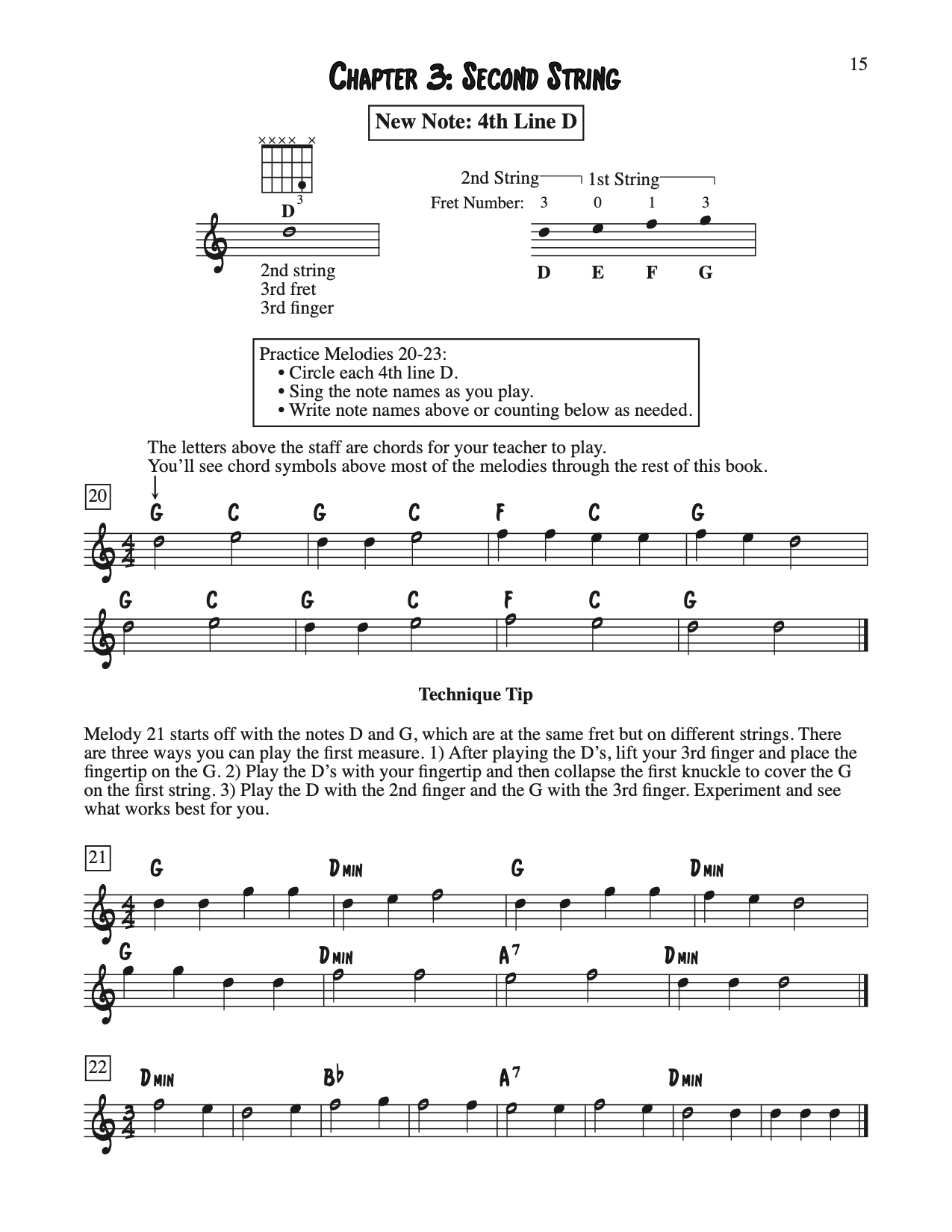 Melody Guitar Book 1 (DIGITAL DOWNLOAD)